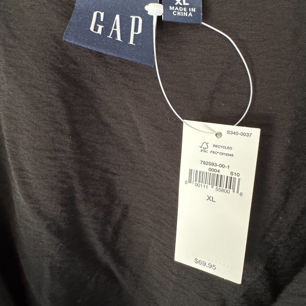 GAP Black Ruffled Mini Dress - Picture 5 of 5